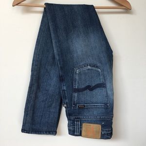 Nudie High Kai Indigo on Black 25